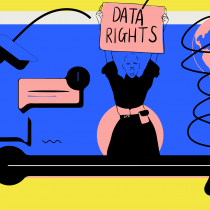 The Fight for Data Rights Illustration by Stacey Olika