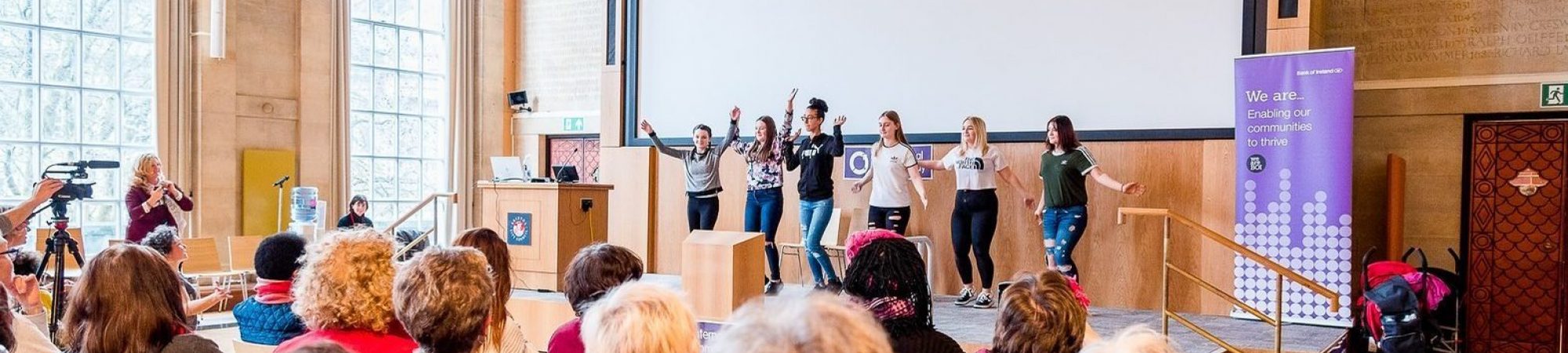 Merchants academy girls performing at iwd 2019 1